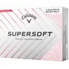 Callaway SuperSoft Splatter 360 Red 2025 Golfballen - Wit Rood