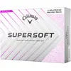 Callaway SuperSoft Splatter 360 Pink 2025 Golfballen - Wit Roze