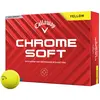 Callaway Chrome Soft Golfballen 2024 - Geel - 12 Stuks