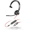 Poly Blackwire 3315 - Blackwire 3300 series - micro-casque - sur-oreil...