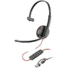 Casque HP Poly Blackwire 3210 - USB-C - Monaural - Noir