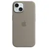 Apple Coque en silicone avec MagSafe pour iPhone 15 - Argile        