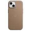 Apple Coque en tissage fin avec MagSafe pour iPhone 15 Taupe