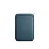 Apple FineWoven Porte-carte pour iPhone avec MagSafe Bleu Pacifique