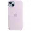 Apple Coque en silicone avec MagSafe pour Apple iPhone 14 Plus Lilac