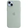 Apple Coque en silicone avec MagSafe pour iPhone 14 Plus - Bleu cactus