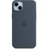 Apple Coque en silicone avec MagSafe pour iPhone 14 Plus - Bleu orage        