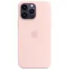 Apple Coque en silicone avec MagSafe pour iPhone 14 Pro Max - Rose craie