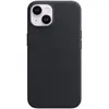 Apple Coque en cuir avec MagSafe pour Apple iPhone 14 Midnight
