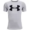 Child's Short Sleeve T-Shirt Under Armour Tech Big Logo Grey