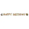 Amscan Decoratieslinger Piraten 180 X 15 Cm Papier Goud/zwart