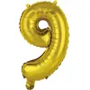 Amscan Folieballon Cijfer 9 35 Cm Goud