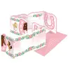 8 cartons dinvitation enveloppes poney fleurs - 9909886 AMSCAN