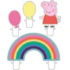 Amscan Verjaardagskaarsjes Peppa Pig 4 Stuks