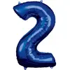Amscan Folieballon 50 X 88 Cm Nummer 2 Blauw