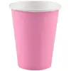Merkloos / Sans marque Lichtroze Bekers Karton 250ml 8st