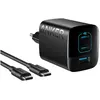 Anker 336 (67W) Fast Charger 3-Poorts USB-A en USB-C Adapter Zwart