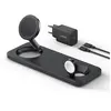 Connecteur secteur Anker - B25M1311 - MAGGO 15W 3-IN-1 HORIZONTAL MAGNETIC STATION BLACK