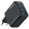 Anker Nano GaN Fast Charger (70 W, 4 ports), Chargeur USB, Noir