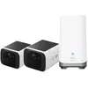 Eufy SoloCam S220 Lot de 2 + HomeBase 3