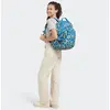 Kipling Seoul Backpacks, 35X20.5X44, Leopard Floral (Blue)