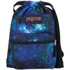 JanSport DRAWSACK Petit sac à dos, Cyberspace Galaxy (Noir)