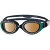 Zoggs Predator Flex Polarized Ultra   Coupe normale   Noir/vert/cuivre polarisé