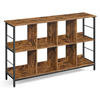 VASAGLE Bibliothèque 2 Niveaux Style Industriel 8 Cubes pour Salon Bur...