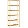 SONGMICS - Multifunctioneel opbergrek - badkamerrek - bamboe - hoogte ...