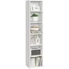 VASAGLE Bibliothèque 6 cases, Blanc Nuage / 6 Niveaux(30,2L x 160,7H c...