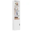 Bibliothèque haute avec portes, Blanc nuage / 31,8L cm LBC401W01