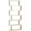 VASAGLE Bibliothèque 6 Niveaux 24 x 70 x 191 cm Cloison Séparateur pou...