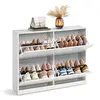 Songmics, Armoire à chaussures, Schuhschrank Klappen Verstellbar Schuh...