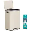 Songmics - Prullenbak - pedaalemmer - afvalbak - vuilnisbak   50 liter...