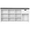 Banc à chaussures blanc LHS24WT