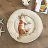 Feandrea Panier pour Chien, Lit pour Chat, Rond, 55 cm, Gris Foncé PGW...