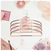Cintres en plastique antiglisse, Rose + Gris / Lot de 20 CRP041P01