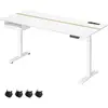 Bureau réglable en hauteur, Blanc / 70P x 160L cm LSD116W01
