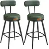 VASAGLE EKHO Collection - Tabourets de bar design en PU (Lot de 2), Ve...