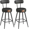 VASAGLE EKHO Collection - Tabourets de bar design en PU (Lot de 2), No...