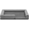 Feandrea Canapé pour chien orthopédique, Gris Clair / L 135 x l 107 x ...