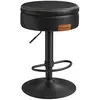 Collection EKHO - tabouret de bar, Noir D'encre LJB099B01