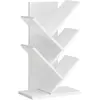 Bibliothèque sur Pied à 5 Niveaux - VASAGLE - Blanc Nuage - Gain de Place - Étagères