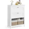 Vasagle Meuble de salle de bain réglable blanc nuage BBC545W02