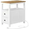 Table d'Appoint avec Multiprise LET327W14