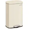 Songmics - keukenprullenbak - pedaalemmer - metaal - 50 liter - softcl...