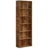 VASAGLE Bibliothèque 6 cases, Marron Rustique / 6 Niveaux (60L x 178,5...