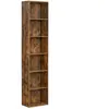 VASAGLE Bibliothèque 6 cases, Marron Rustique / 6 Niveaux (40L x 178,5...