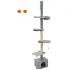 Arbre à chat du sol au plafond, Gris Clair PCT210G01