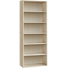 VASAGLE Bibliothèque, Étagère sur 6 Niveaux, 24 x 60 x 178,5 cm, pour Salon, Bureau, Salle à Manger, Beige Naturel